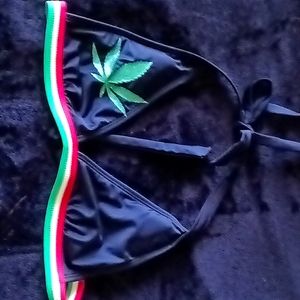 Rasta bathing suit top